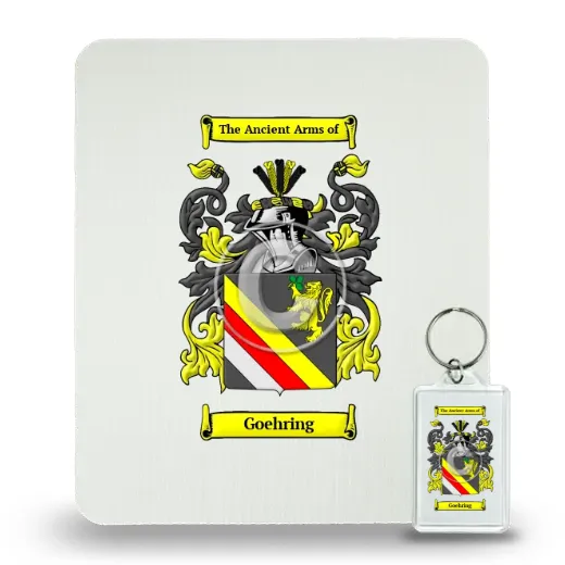 Goehring Mouse Pad and Keychain Combo Package