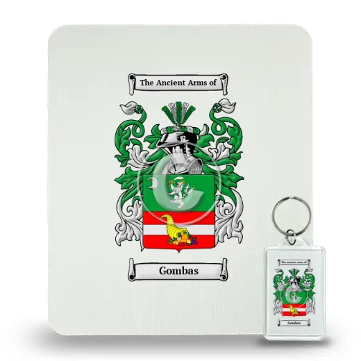 Gombas Mouse Pad and Keychain Combo Package