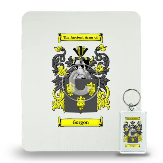 Gorgon Mouse Pad and Keychain Combo Package