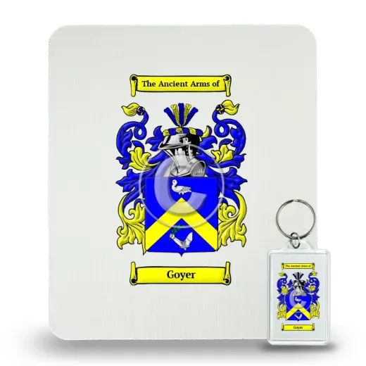 Goyer Mouse Pad and Keychain Combo Package