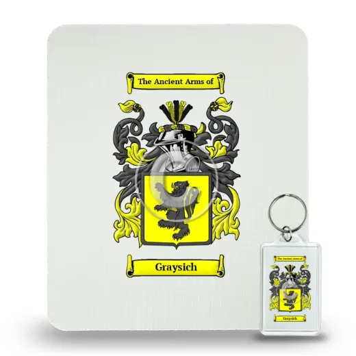 Graysich Mouse Pad and Keychain Combo Package