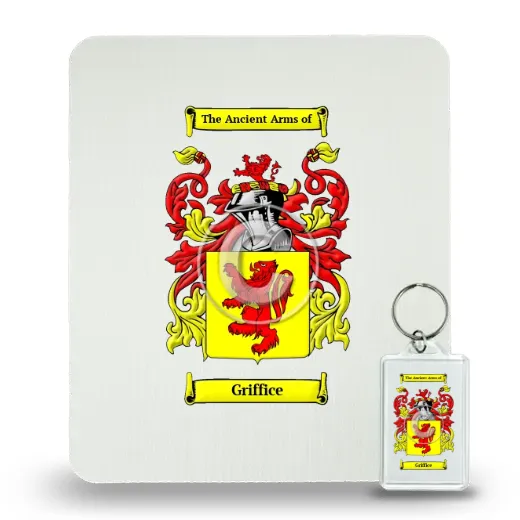 Griffice Mouse Pad and Keychain Combo Package
