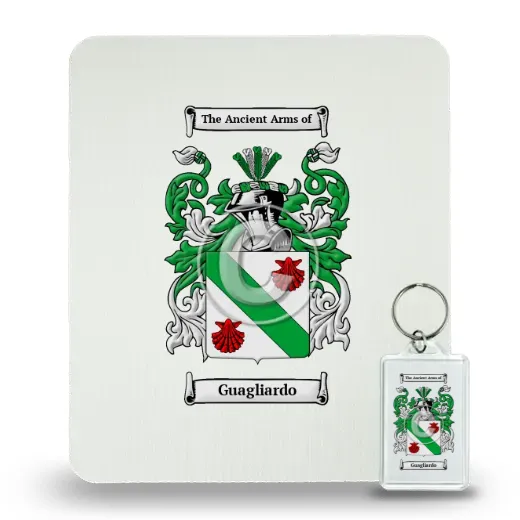 Guagliardo Mouse Pad and Keychain Combo Package