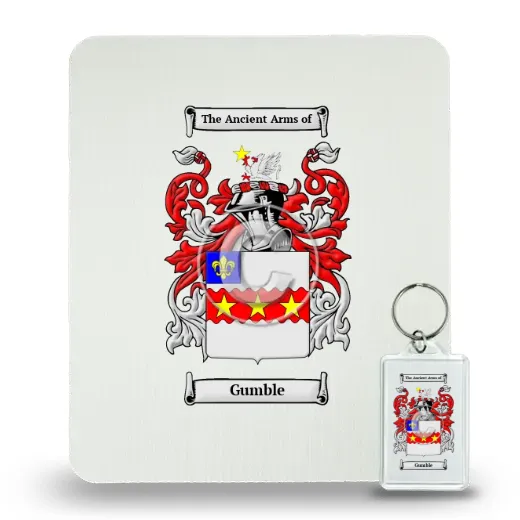 Gumble Mouse Pad and Keychain Combo Package