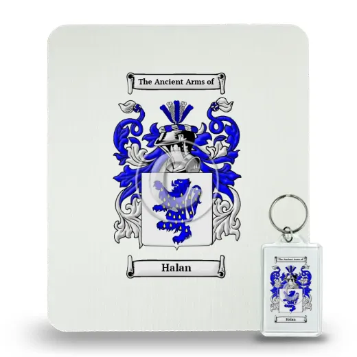 Halan Mouse Pad and Keychain Combo Package