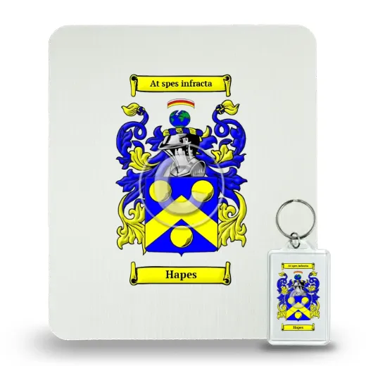 Hapes Mouse Pad and Keychain Combo Package