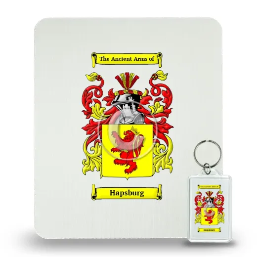 Hapsburg Mouse Pad and Keychain Combo Package
