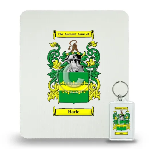 Harle Mouse Pad and Keychain Combo Package