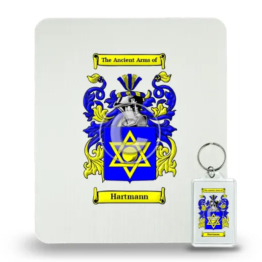 Hartmann Mouse Pad and Keychain Combo Package