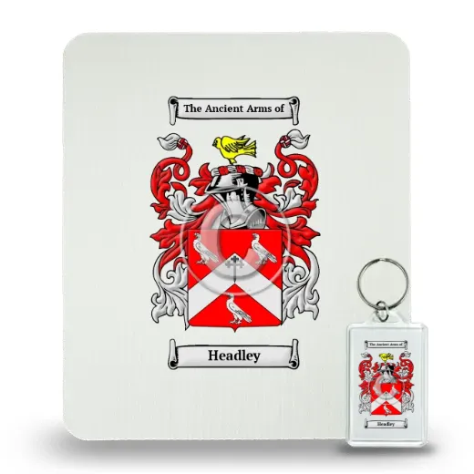 Headley Mouse Pad and Keychain Combo Package