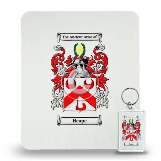Heape Mouse Pad and Keychain Combo Package