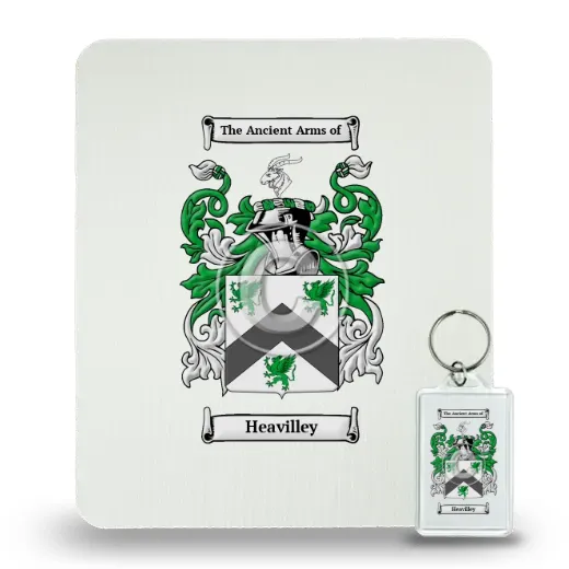 Heavilley Mouse Pad and Keychain Combo Package