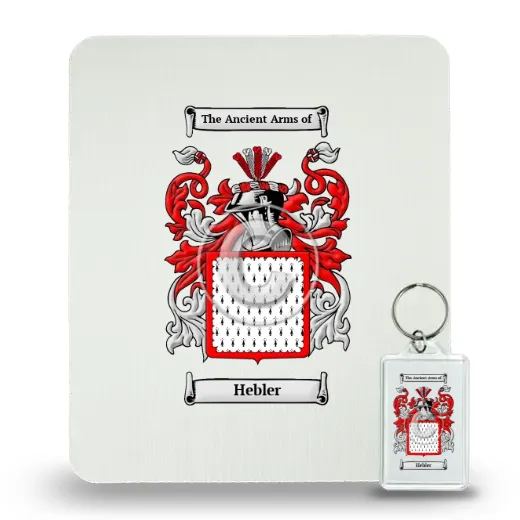 Hebler Mouse Pad and Keychain Combo Package
