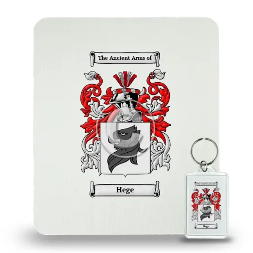 Hege Mouse Pad and Keychain Combo Package