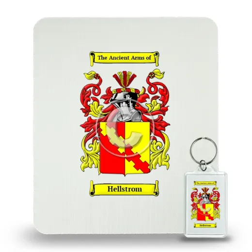 Hellstrom Mouse Pad and Keychain Combo Package