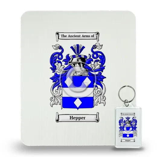Hepper Mouse Pad and Keychain Combo Package
