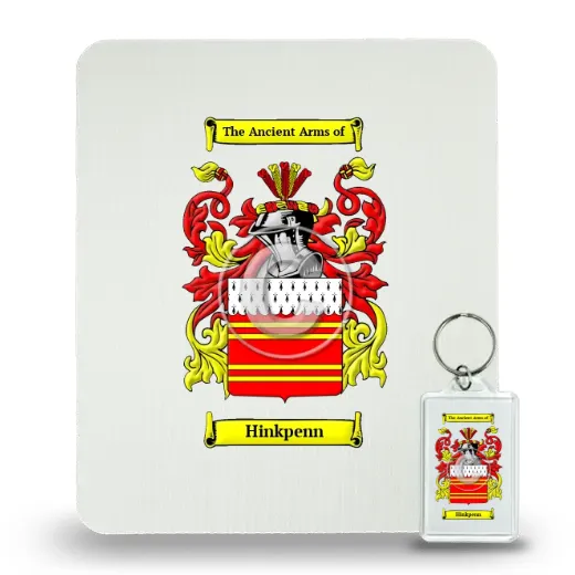 Hinkpenn Mouse Pad and Keychain Combo Package