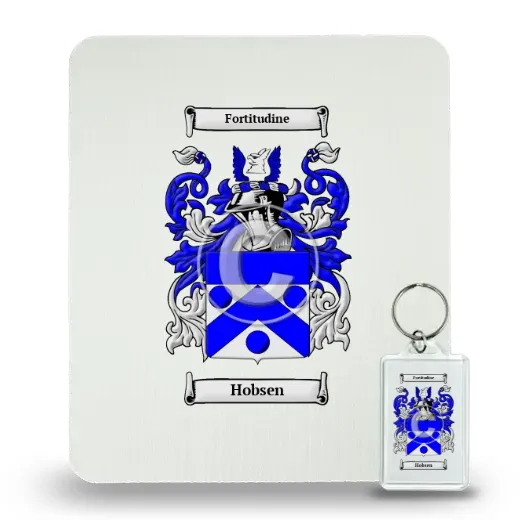 Hobsen Mouse Pad and Keychain Combo Package