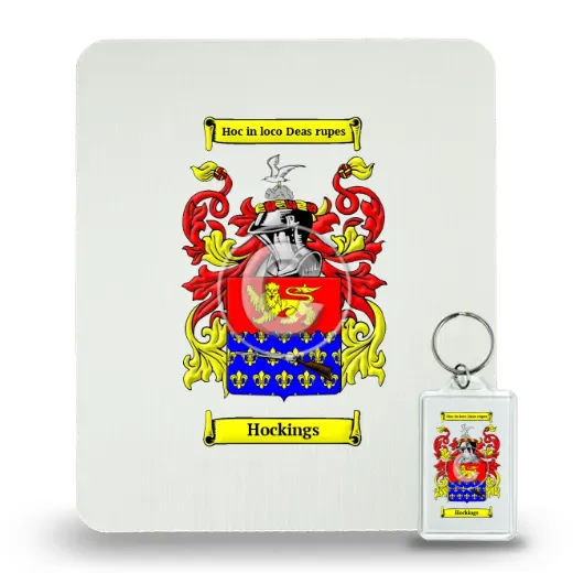 Hockings Mouse Pad and Keychain Combo Package