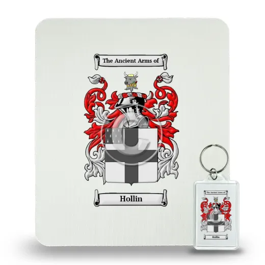 Hollin Mouse Pad and Keychain Combo Package
