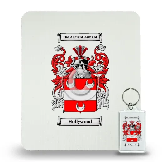 Hollywood Mouse Pad and Keychain Combo Package