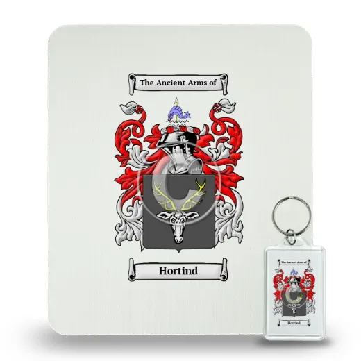 Hortind Mouse Pad and Keychain Combo Package