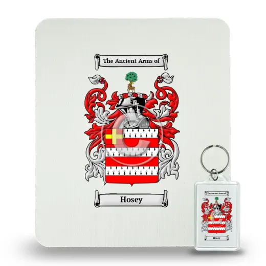 Hosey Mouse Pad and Keychain Combo Package