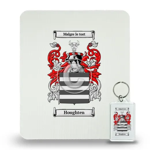 Houghten Mouse Pad and Keychain Combo Package