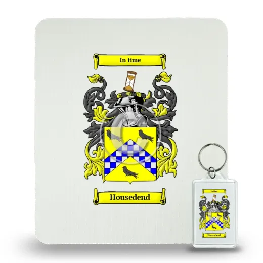 Housedend Mouse Pad and Keychain Combo Package
