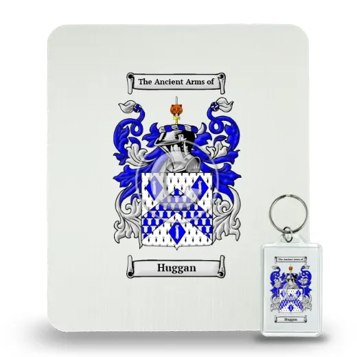 Huggan Mouse Pad and Keychain Combo Package