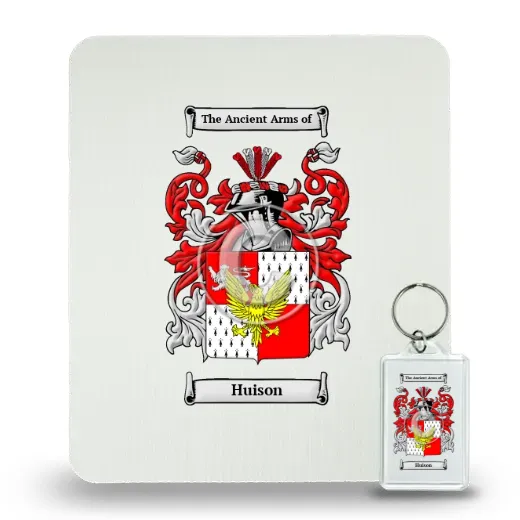 Huison Mouse Pad and Keychain Combo Package