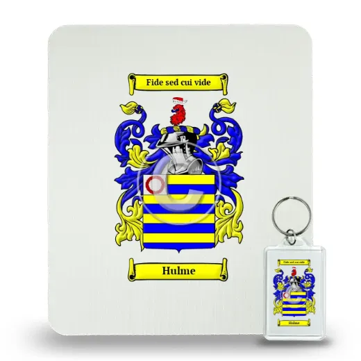 Hulme Mouse Pad and Keychain Combo Package