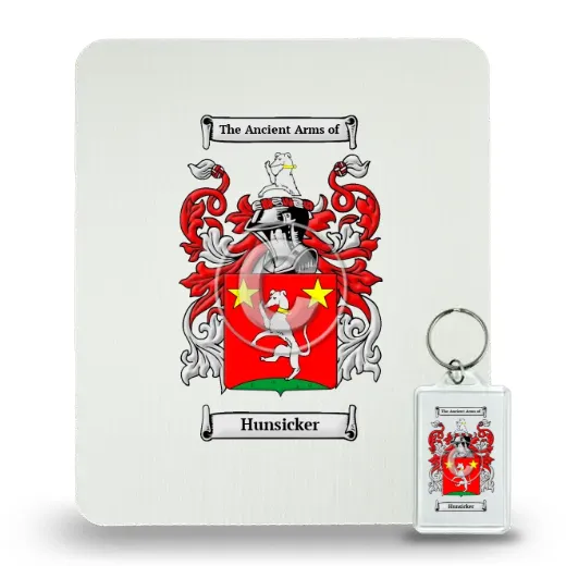 Hunsicker Mouse Pad and Keychain Combo Package