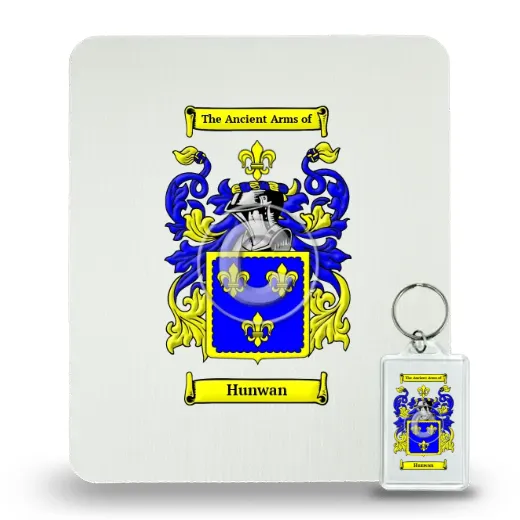 Hunwan Mouse Pad and Keychain Combo Package
