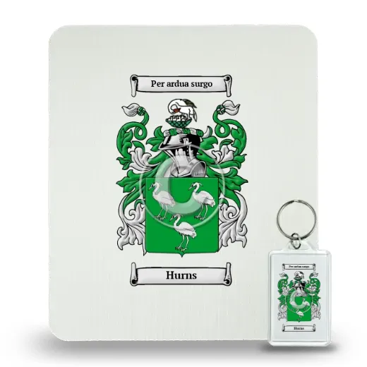 Hurns Mouse Pad and Keychain Combo Package