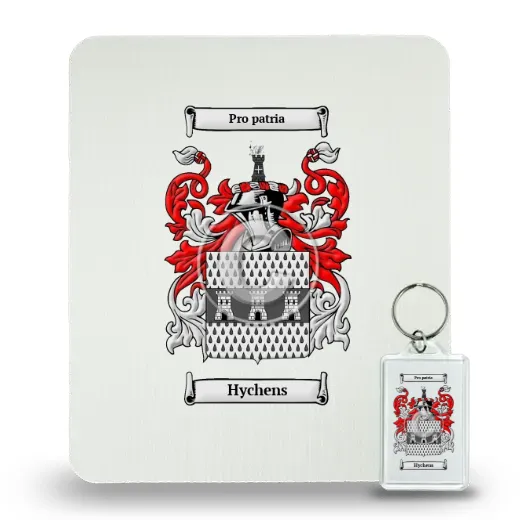 Hychens Mouse Pad and Keychain Combo Package