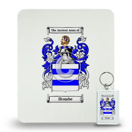 Iltombe Mouse Pad and Keychain Combo Package