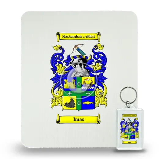 Imas Mouse Pad and Keychain Combo Package