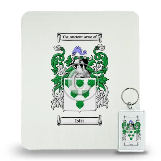 Isitt Mouse Pad and Keychain Combo Package