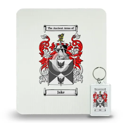 Jake Mouse Pad and Keychain Combo Package
