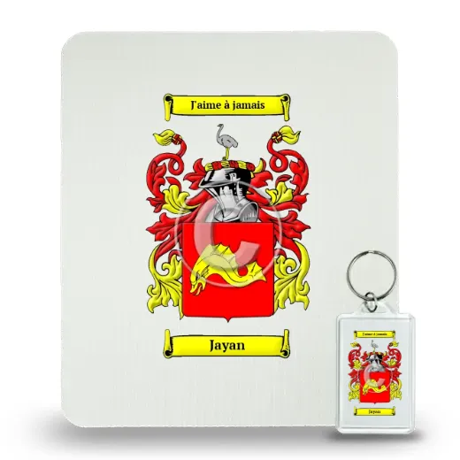 Jayan Mouse Pad and Keychain Combo Package