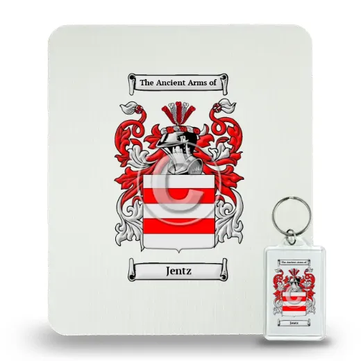 Jentz Mouse Pad and Keychain Combo Package