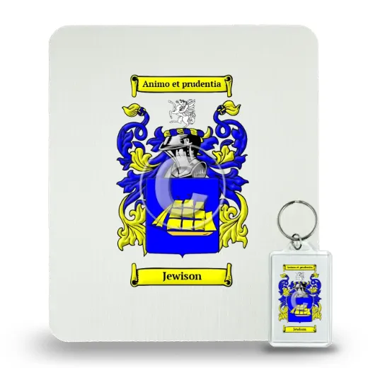 Jewison Mouse Pad and Keychain Combo Package
