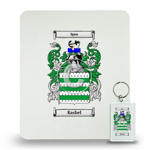 Kashel Mouse Pad and Keychain Combo Package