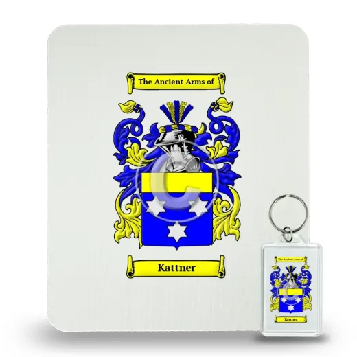 Kattner Mouse Pad and Keychain Combo Package