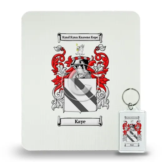 Kaye Mouse Pad and Keychain Combo Package