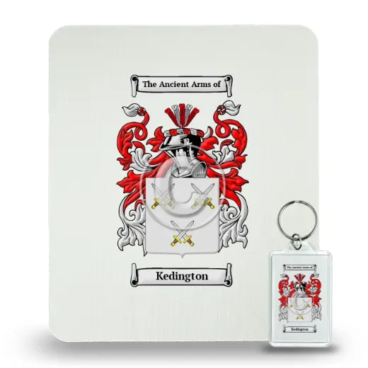 Kedington Mouse Pad and Keychain Combo Package