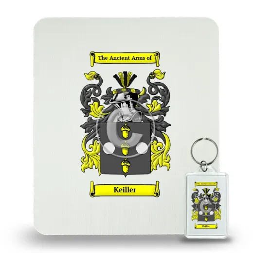 Keiller Mouse Pad and Keychain Combo Package