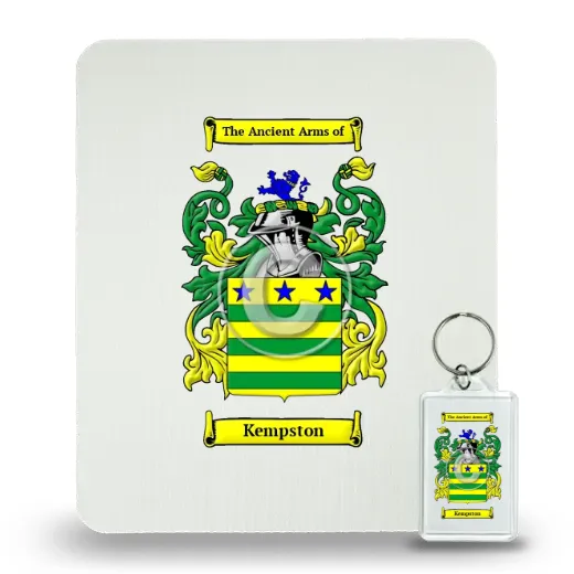 Kempston Mouse Pad and Keychain Combo Package