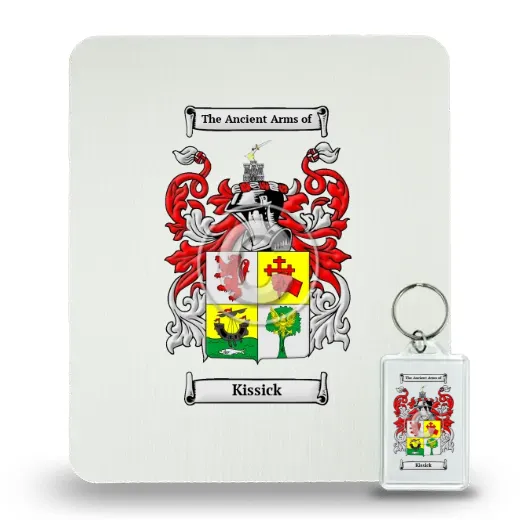 Kissick Mouse Pad and Keychain Combo Package